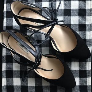 Suede Lace-Up Alex Marie Heels